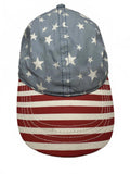 USA Flag Stars Stripes Snapback Hat Patriotic