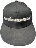 The Hundreds Black Snapback Hat Bomb Logo