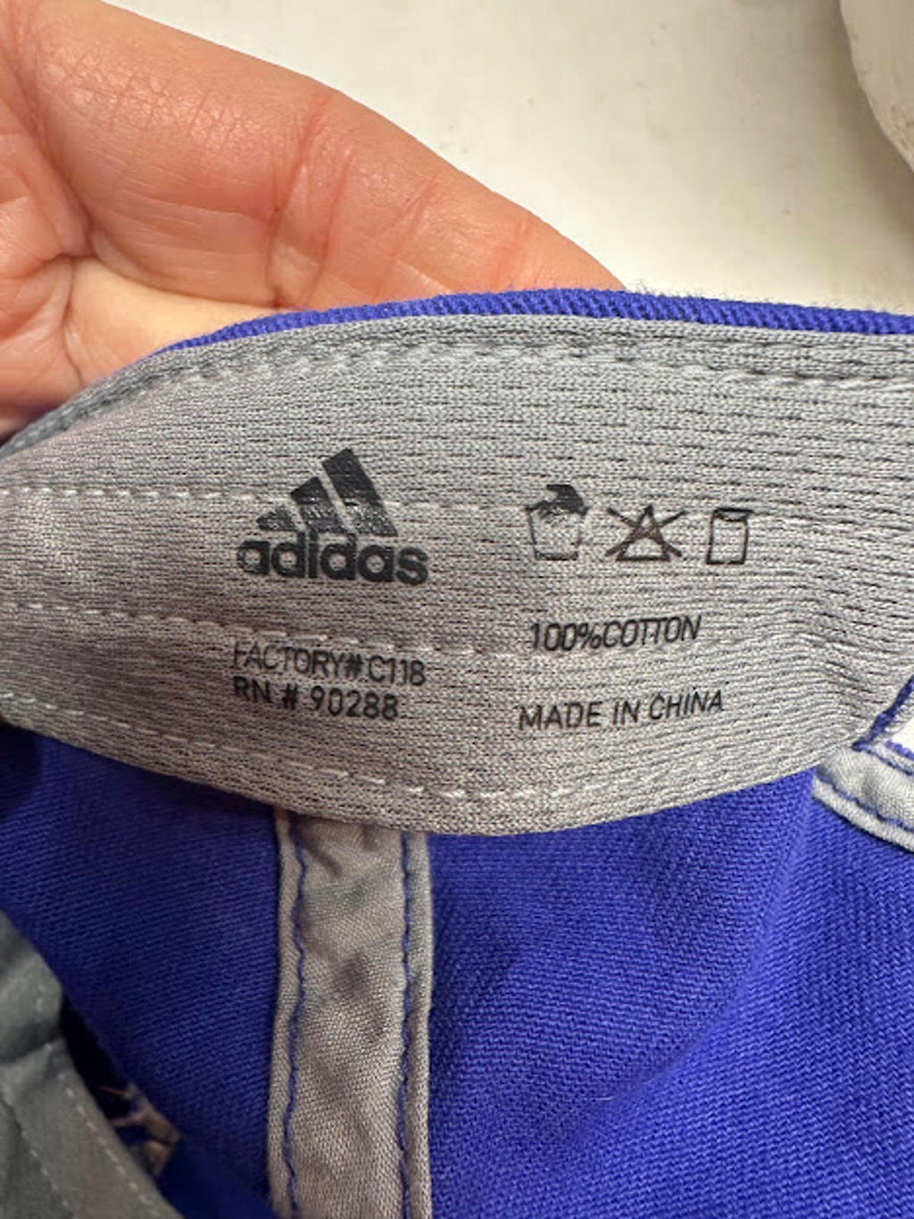 Adidas Climalite Blue Strapback Hat OSFA