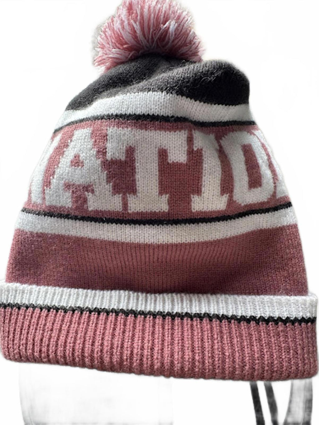 PINK Victoria’s Secret Pom Knit Beanie OS