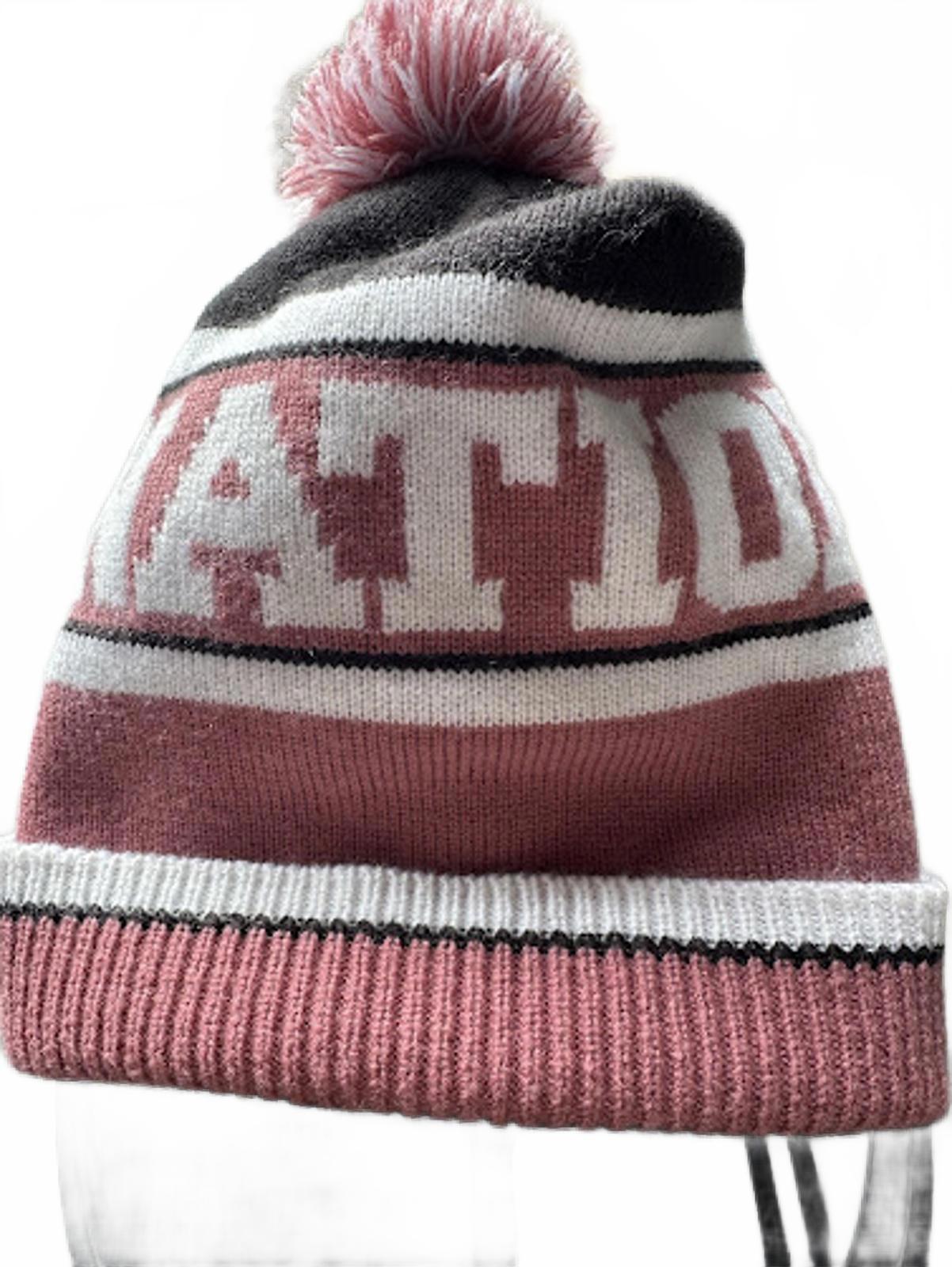 PINK Victoria’s Secret Pom Knit Beanie OS