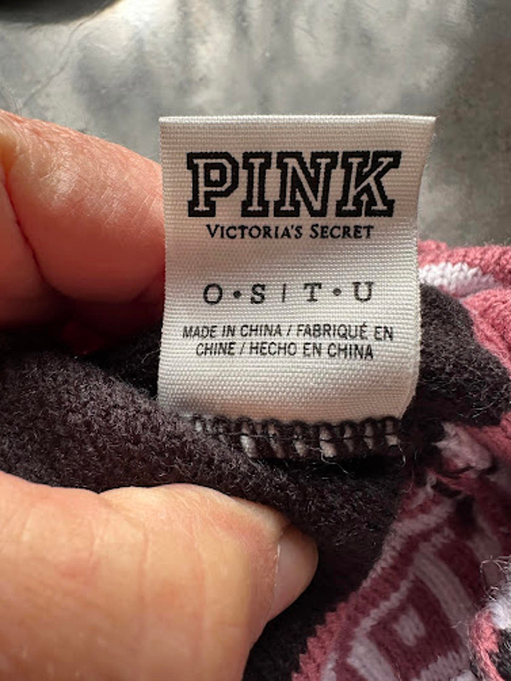 PINK Victoria’s Secret Pom Knit Beanie OS