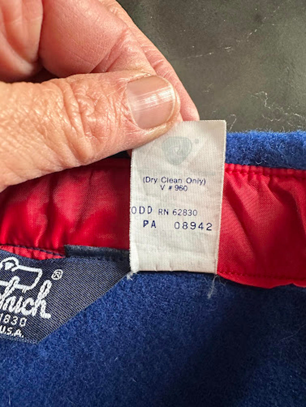 Woolrich USA Blue Wool CPO Shirt Jacket M
