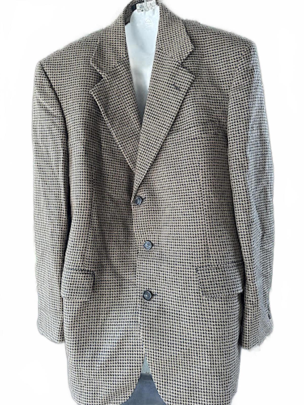 Vintage Givenchy Houndstooth Blazer 42R