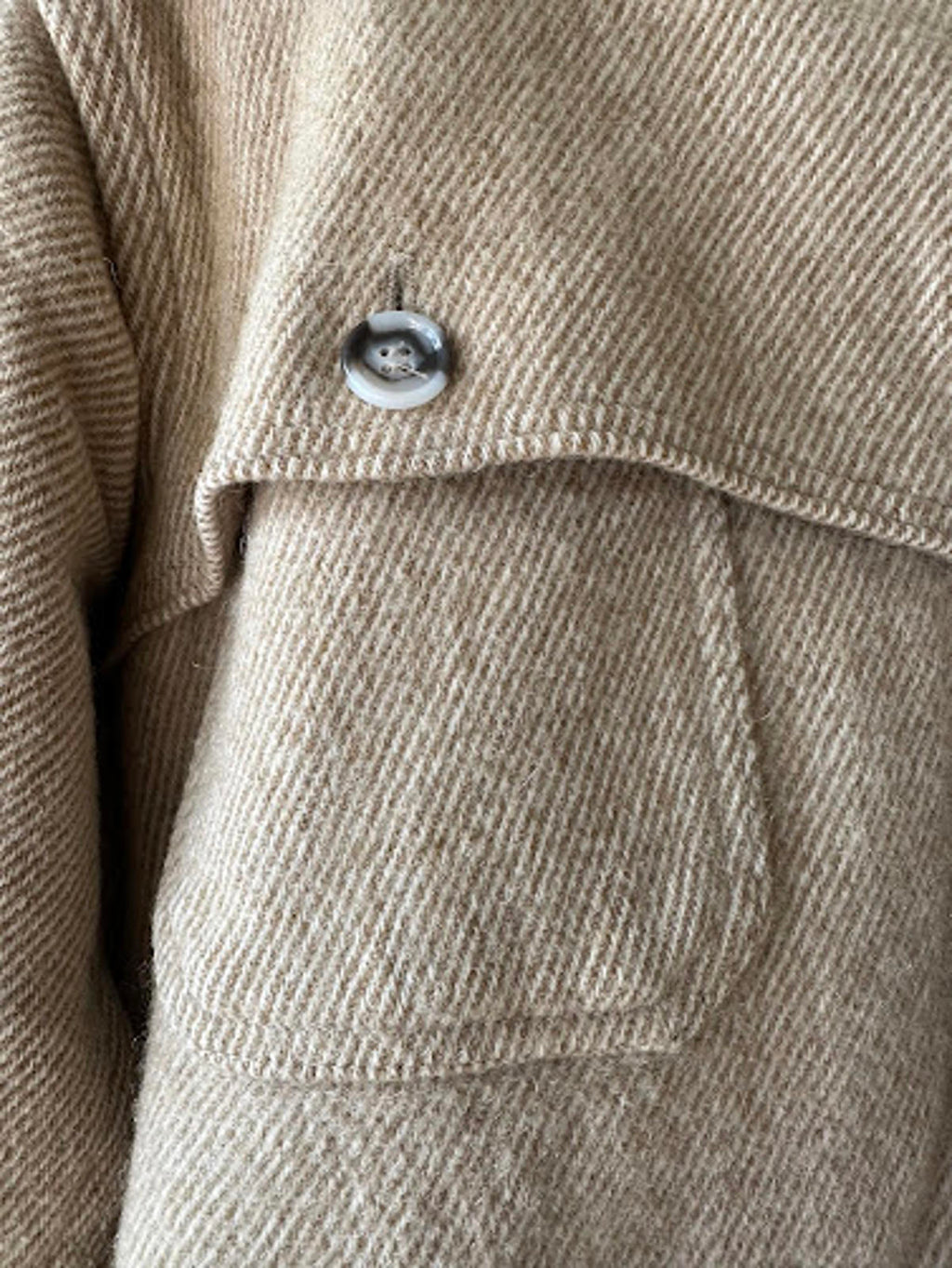 Vintage Woolrich Tan Wool Shirt Jacket L