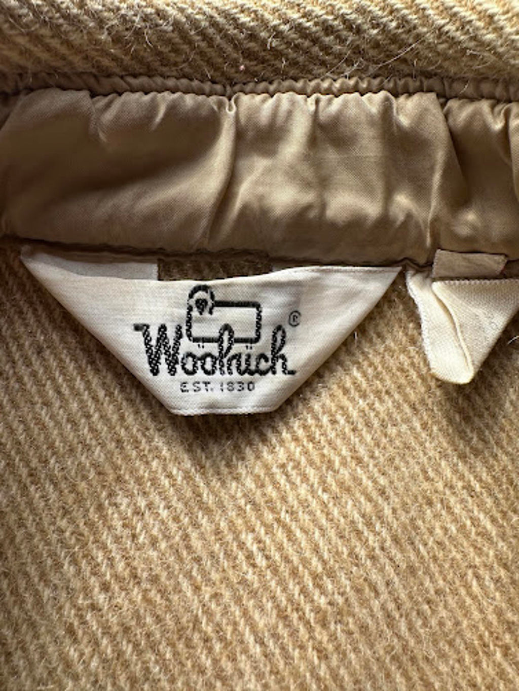 Vintage Woolrich Tan Wool Shirt Jacket L