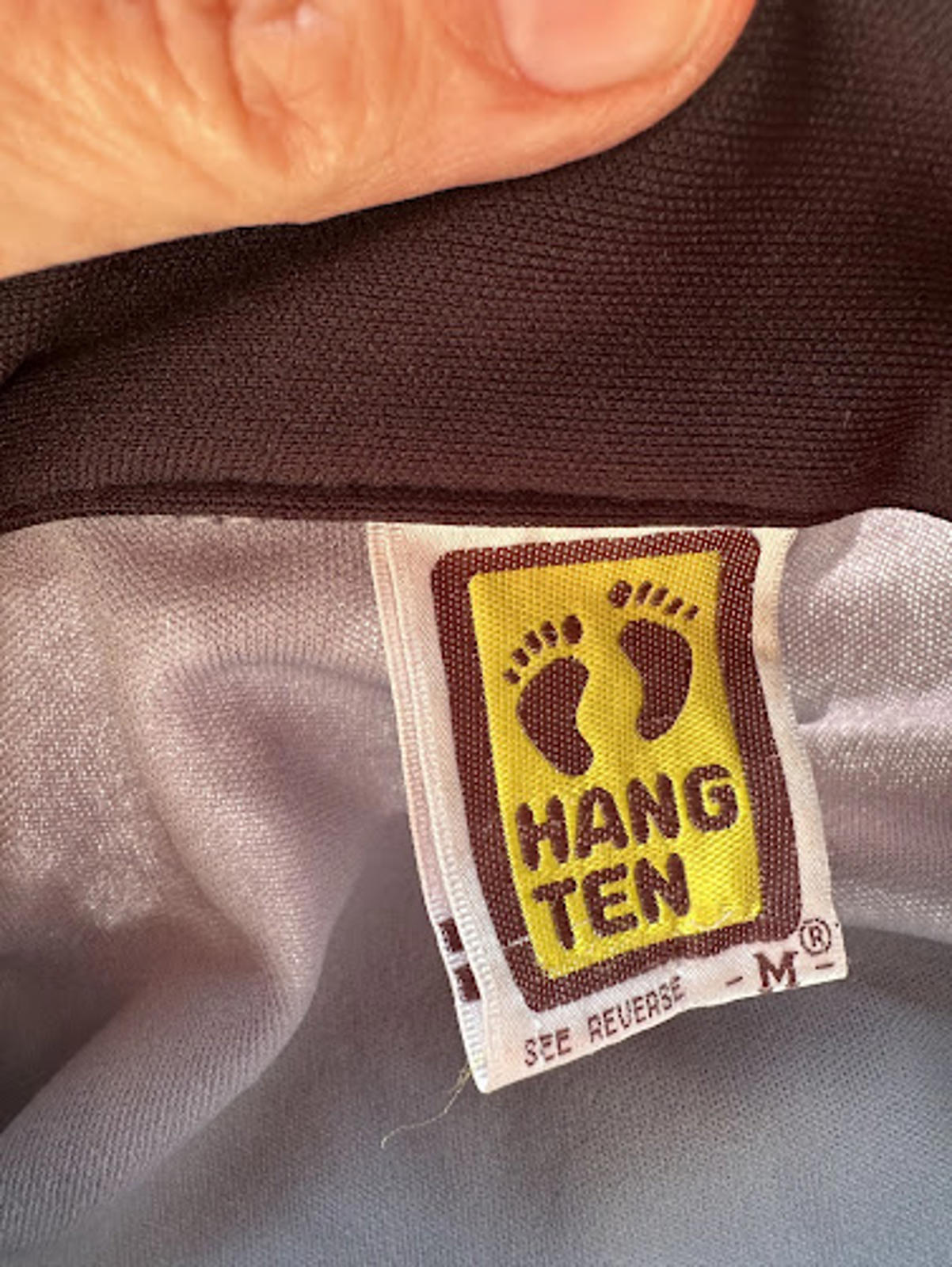 Vintage Hang Ten Color Block Track Jacket M