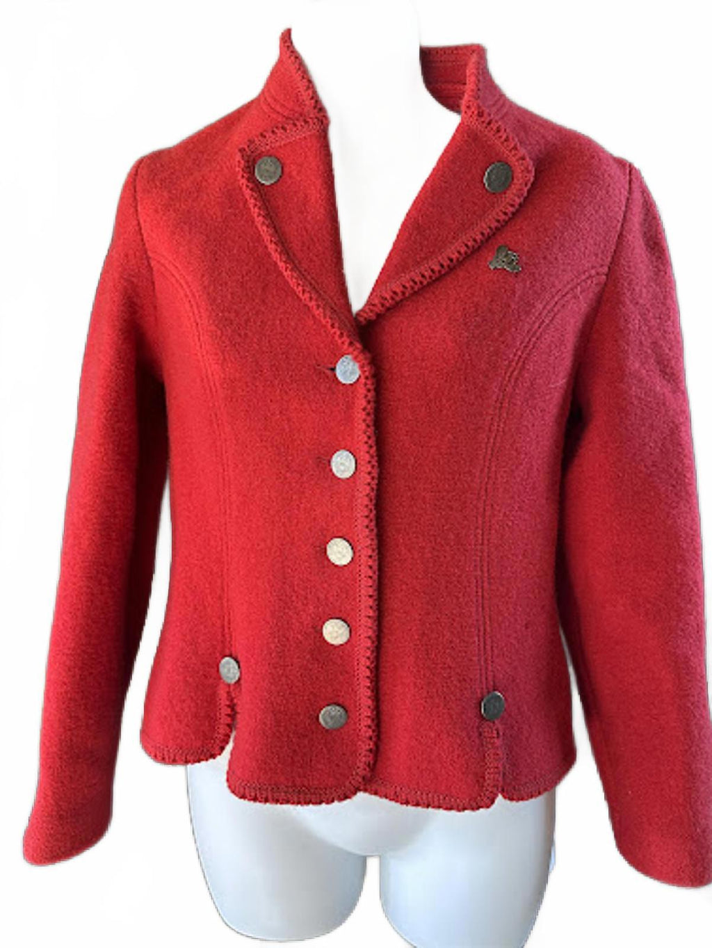 Vintage Hirsch Berg Trachten Wool Jacket 42