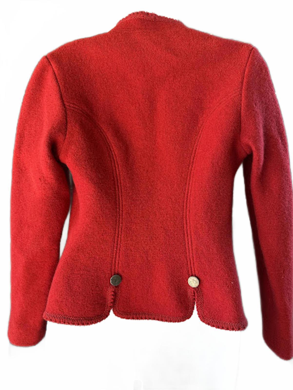 Vintage Hirsch Berg Trachten Wool Jacket 42