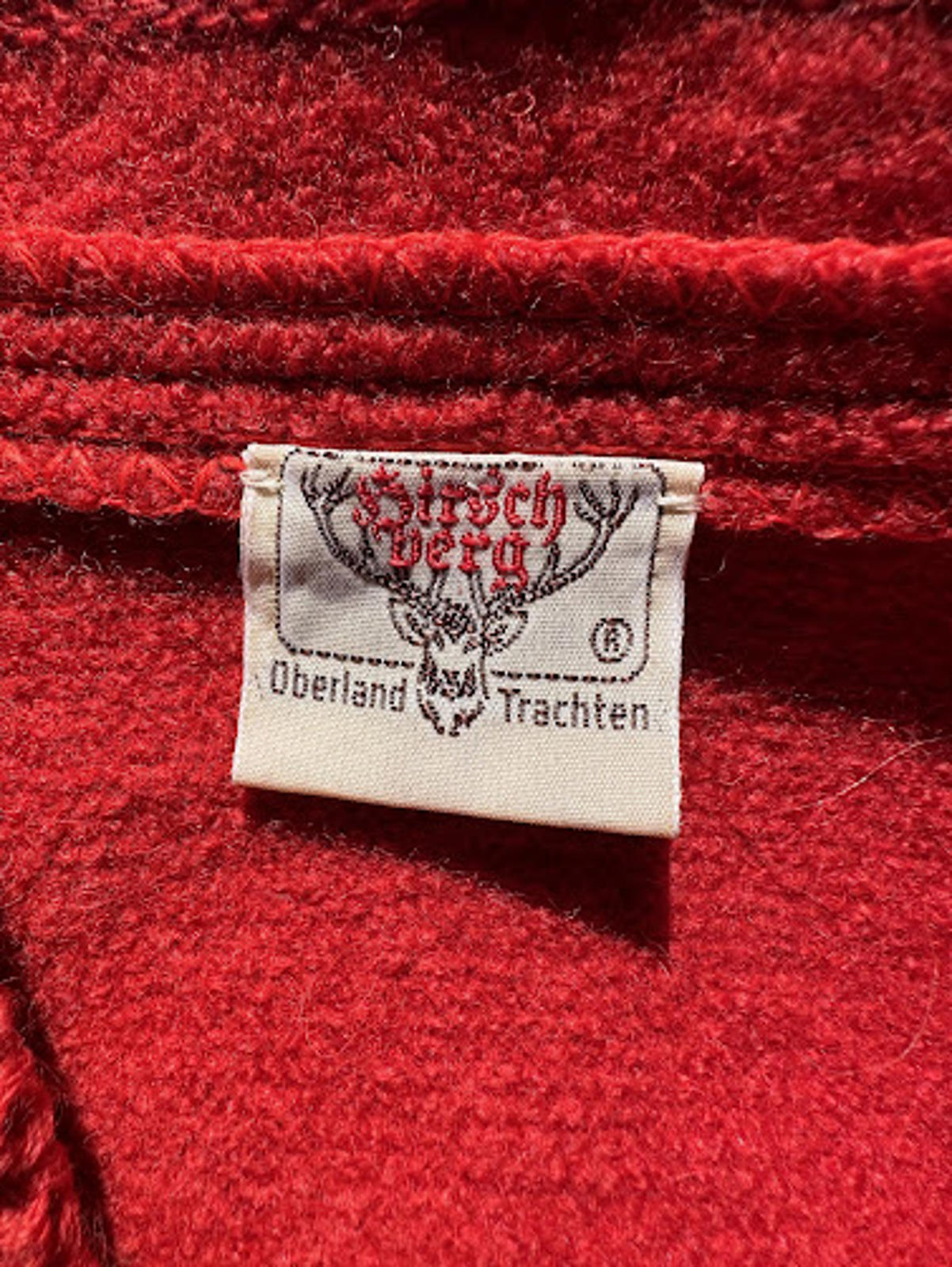 Vintage Hirsch Berg Trachten Wool Jacket 42