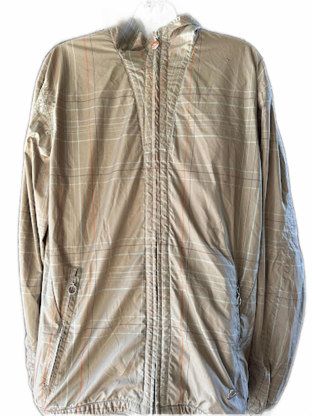 Nike Plaid Windbreaker Jacket M