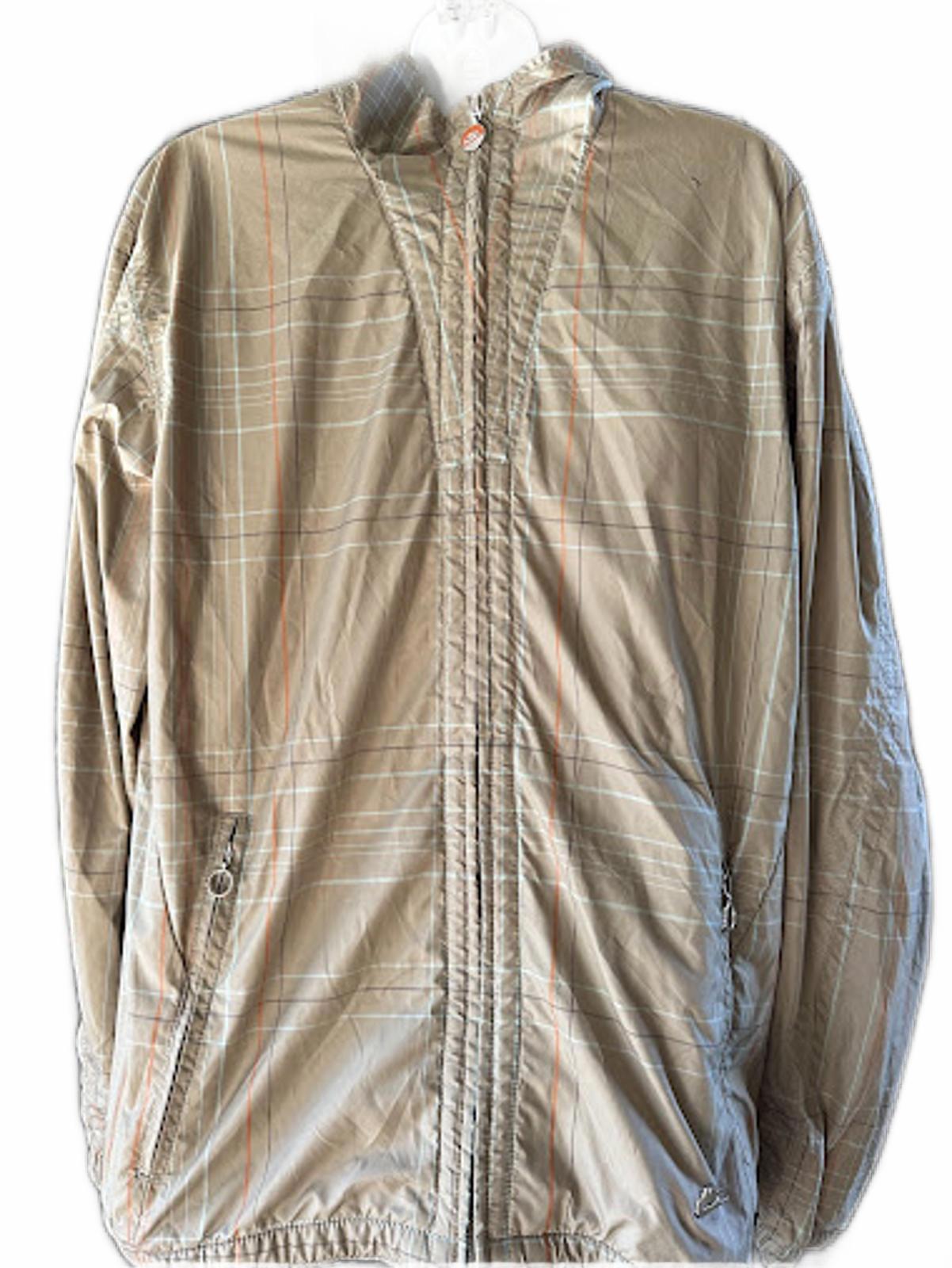 Nike Plaid Windbreaker Jacket M