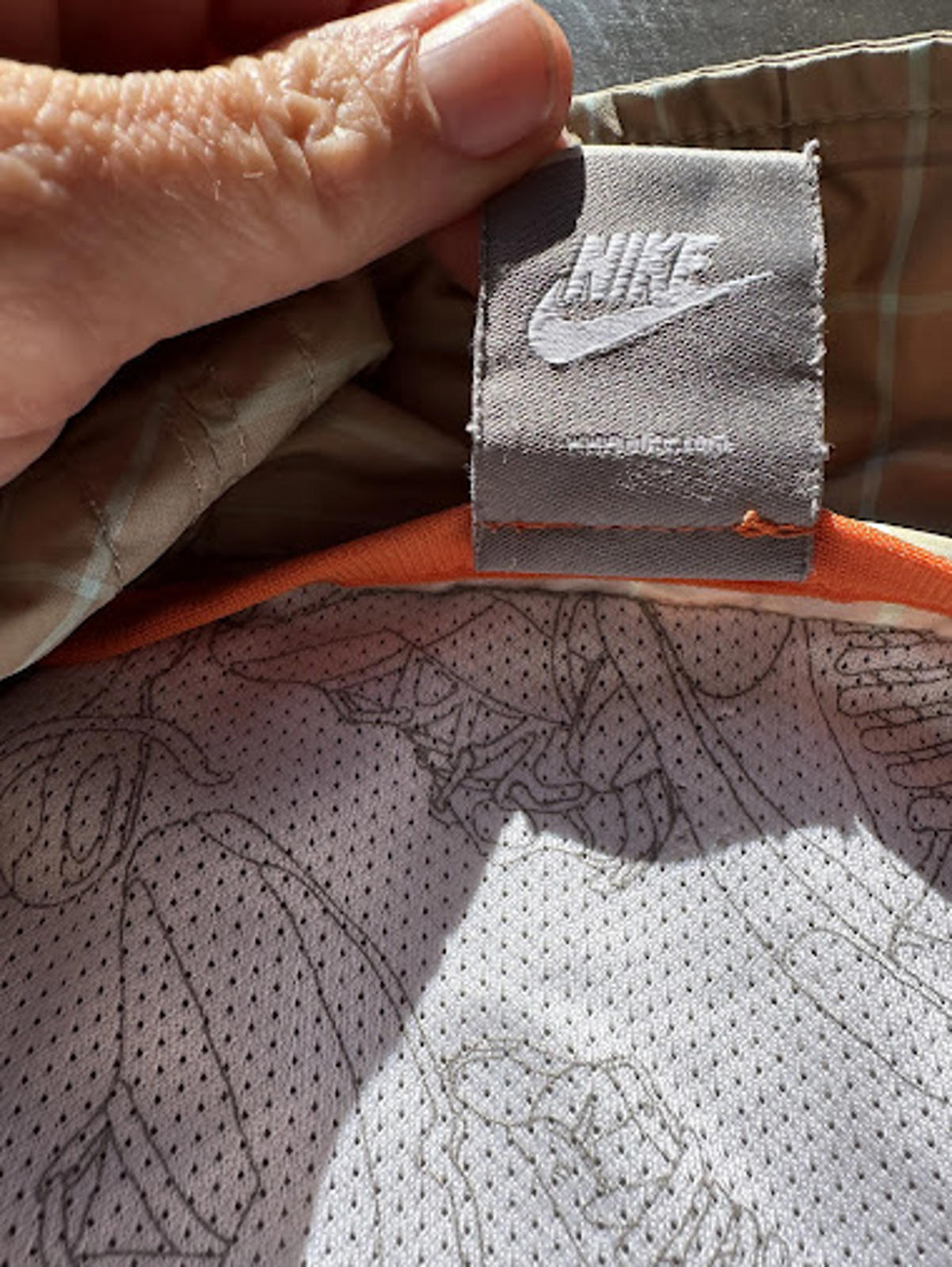 Nike Plaid Windbreaker Jacket M