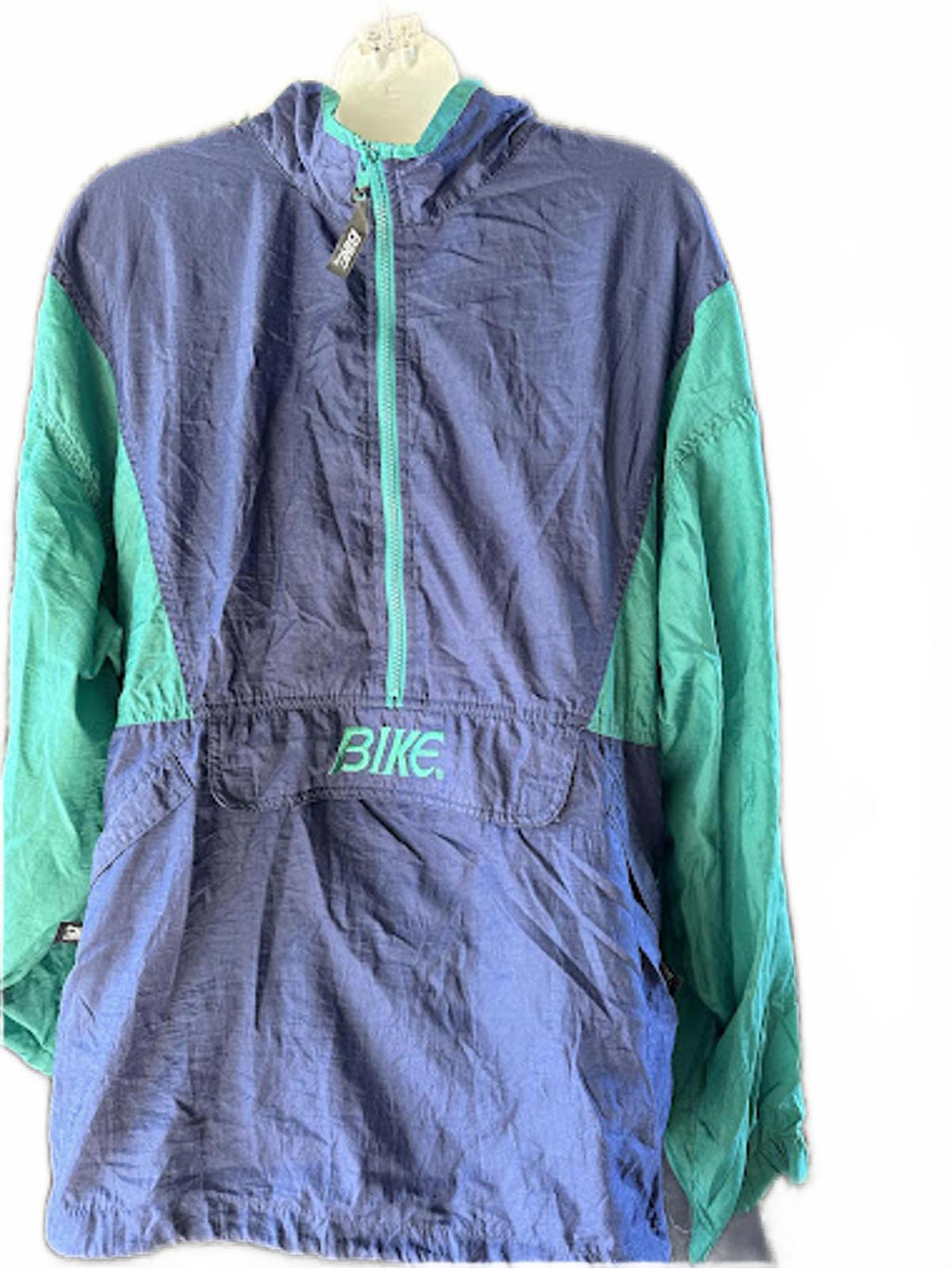 Vintage BIKE Athletics Pullover Windbreaker M