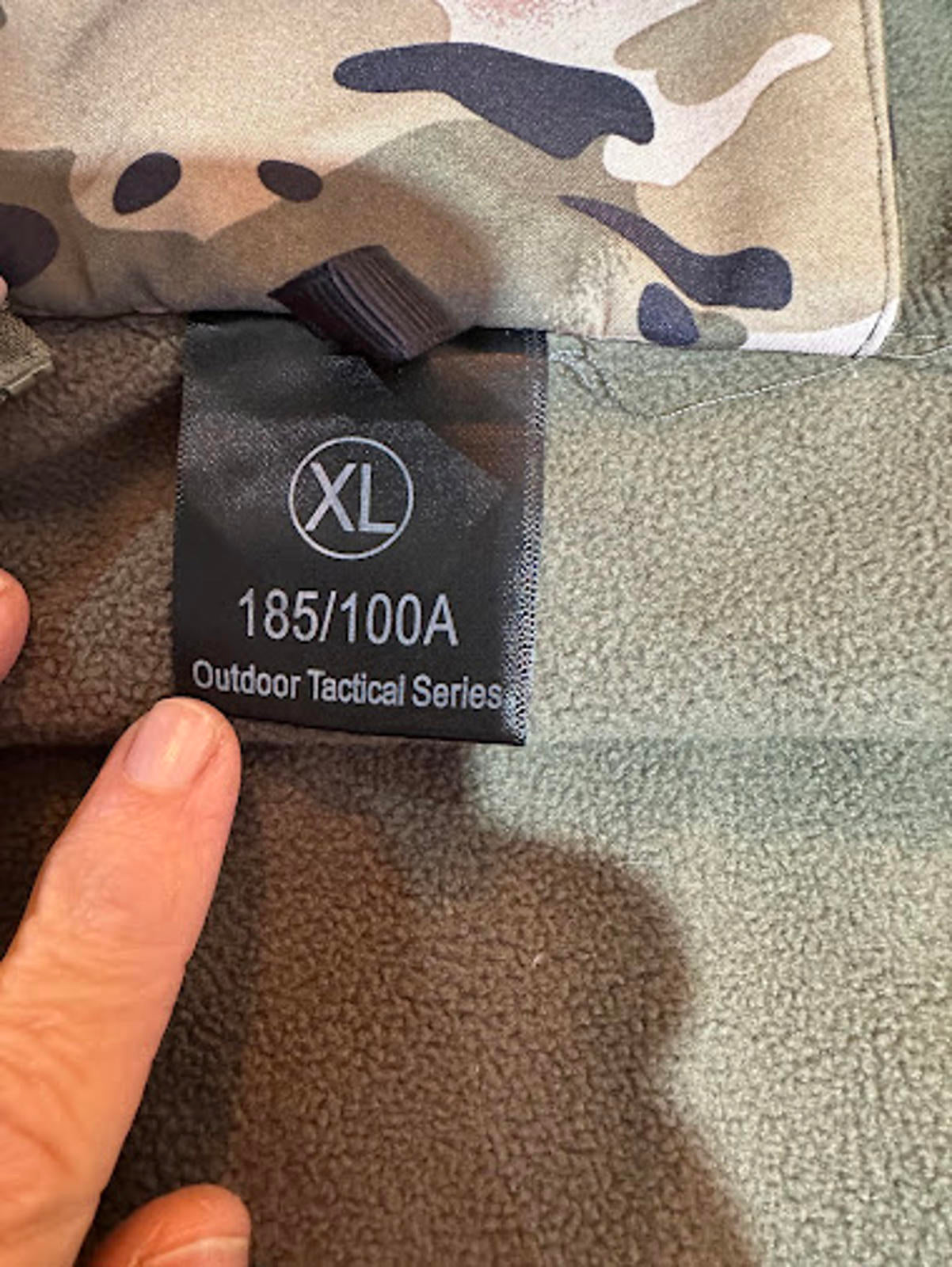 Outdoor Tactical Series Camo Softshell Jacket XL