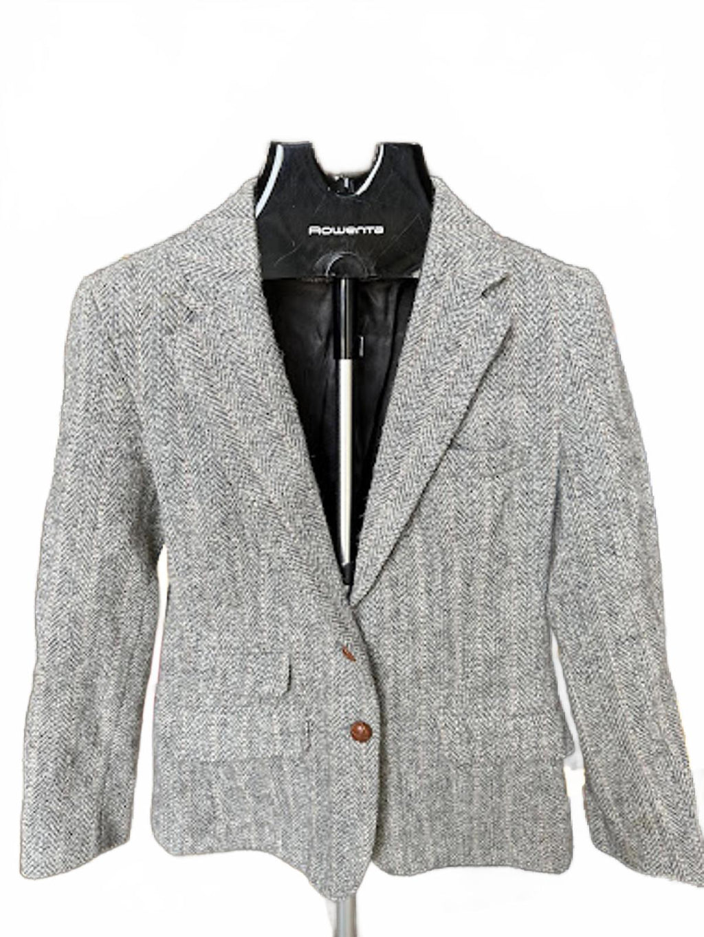 Vintage 90s Farah Wool Herringbone Blazer