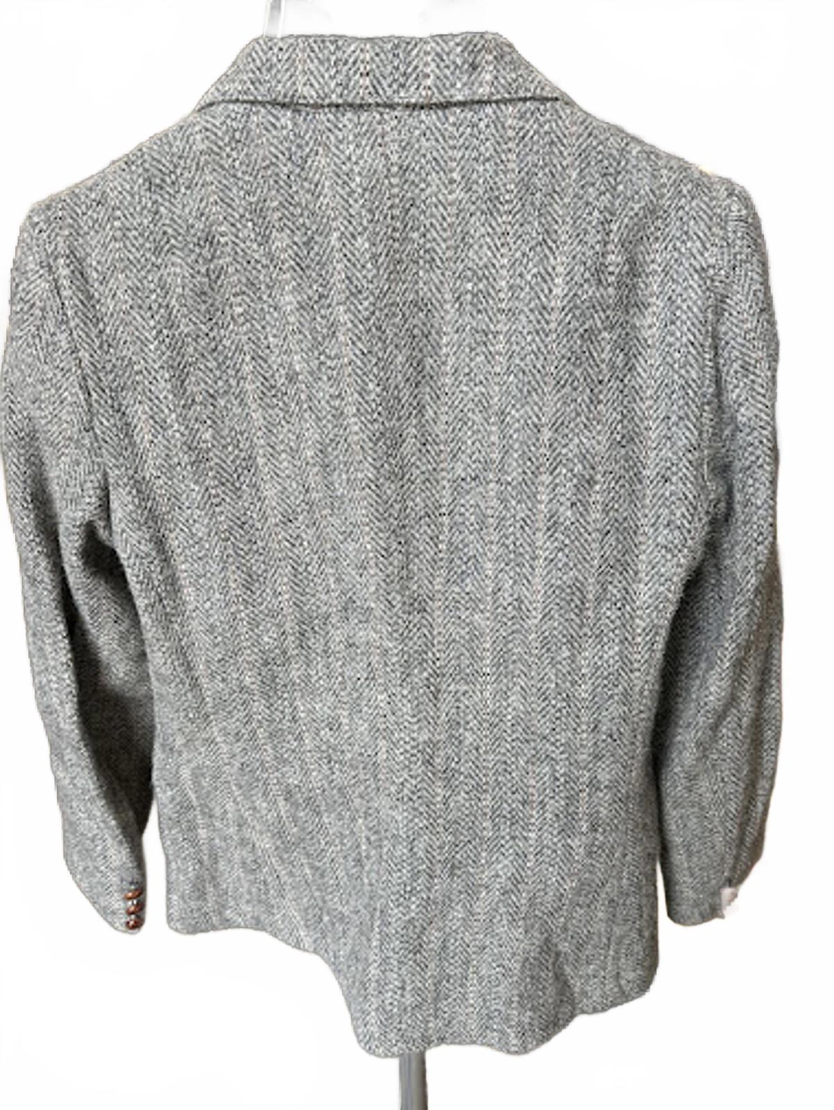 Vintage 90s Farah Wool Herringbone Blazer