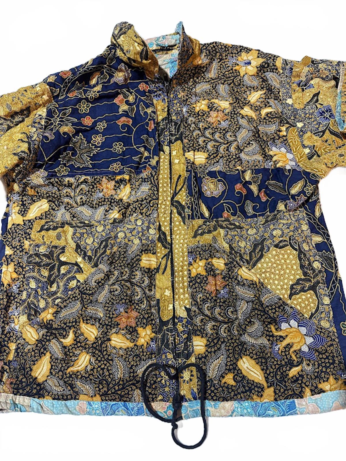 Vintage Reversible Batik Patchwork Jacket