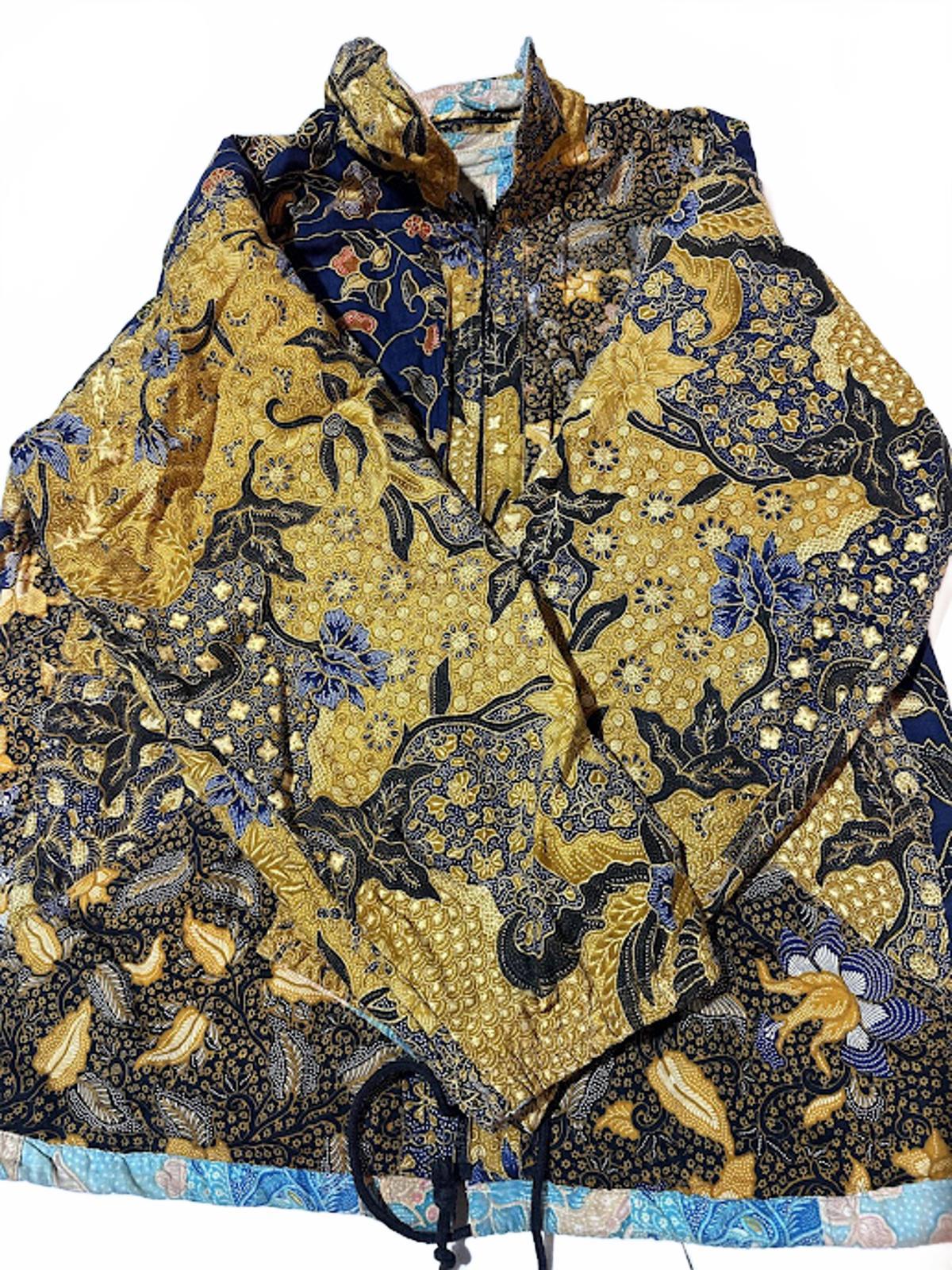 Vintage Reversible Batik Patchwork Jacket