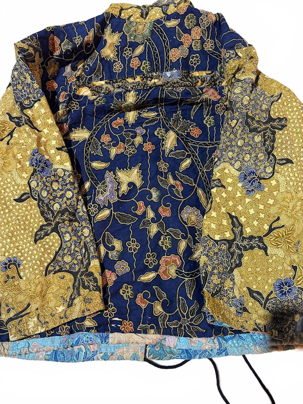 Vintage Reversible Batik Patchwork Jacket