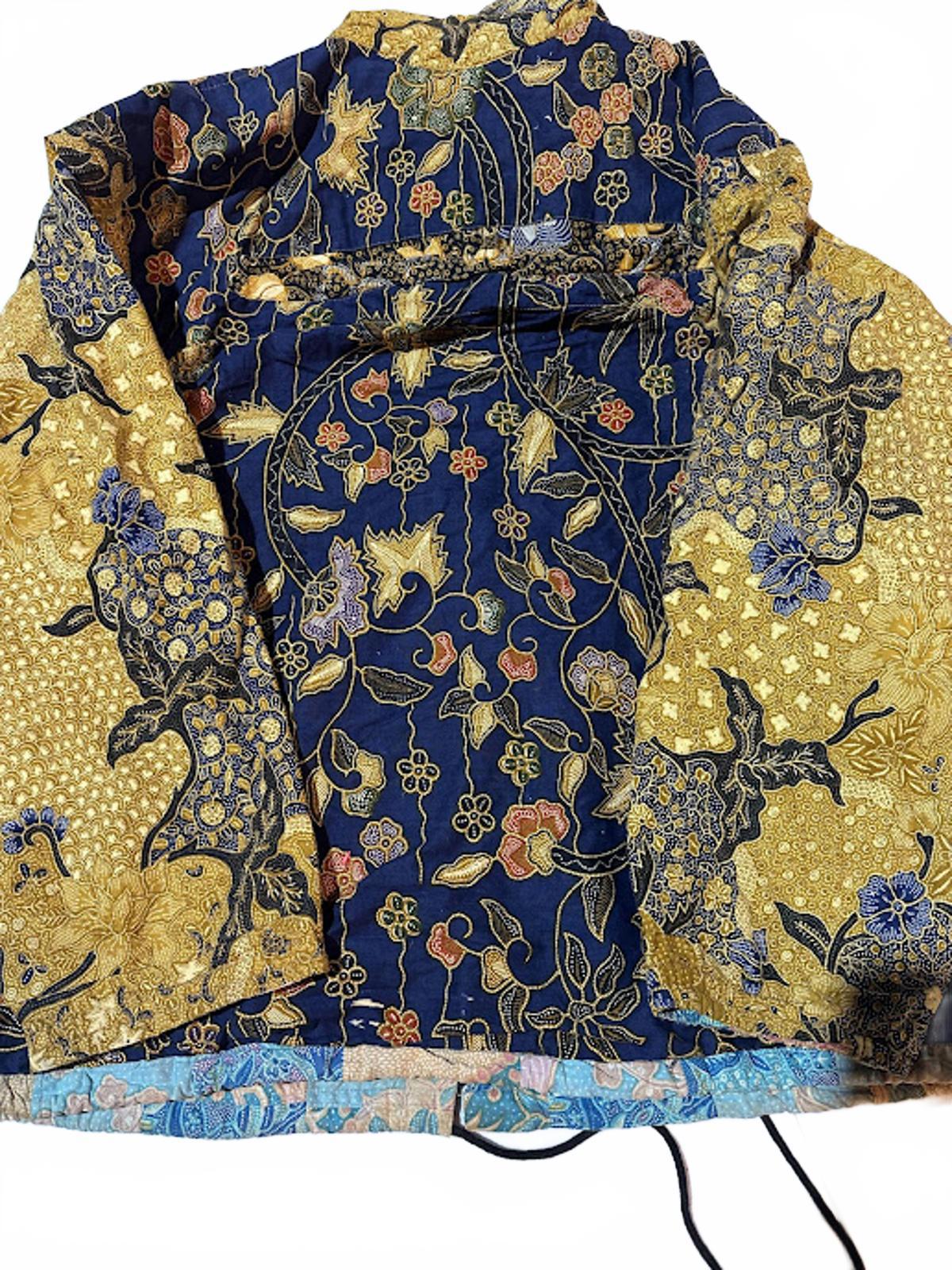 Vintage Reversible Batik Patchwork Jacket
