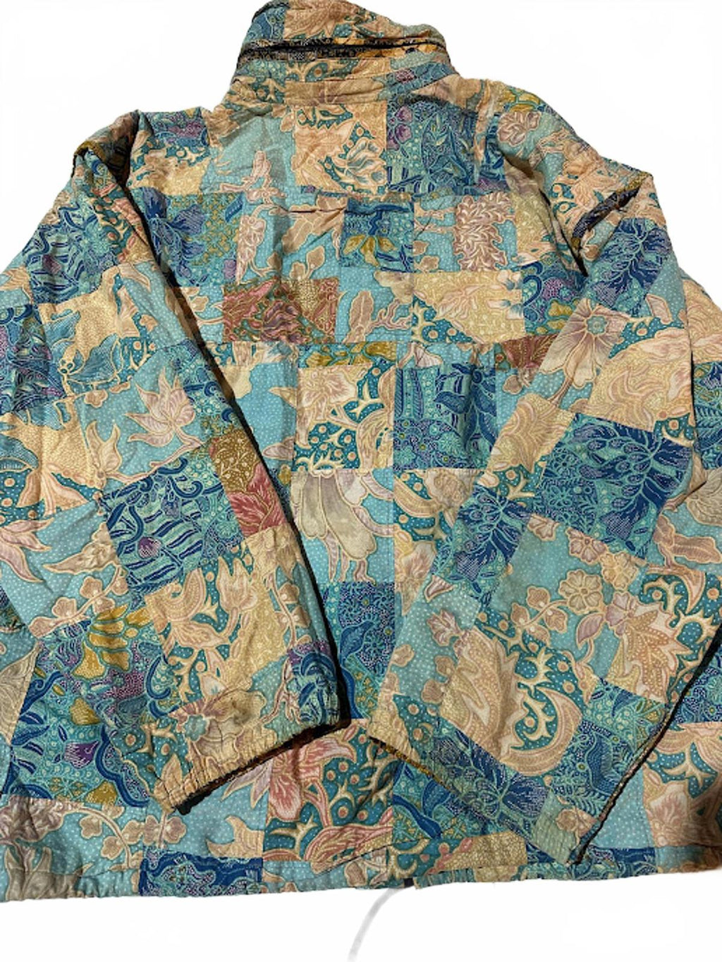 Vintage Reversible Batik Patchwork Jacket