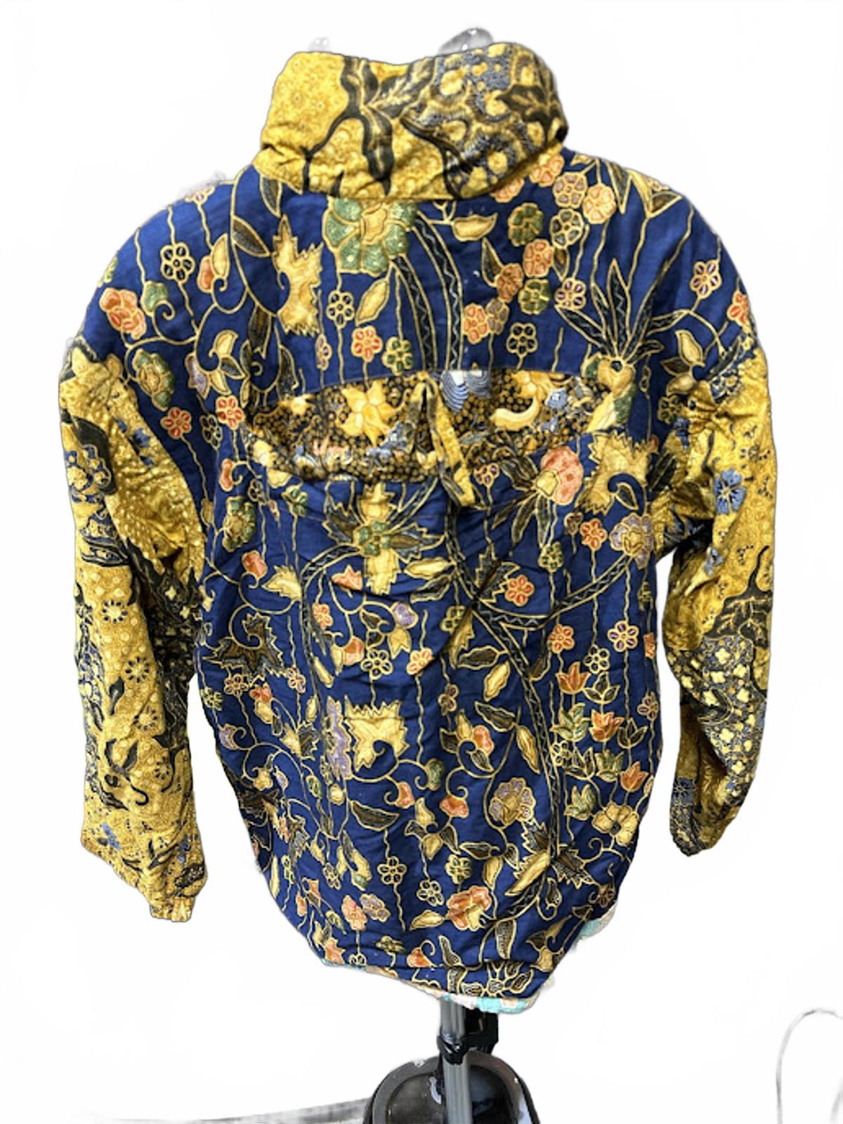 Vintage Reversible Batik Patchwork Jacket
