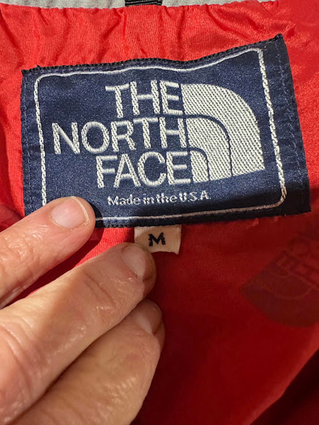 Vintage North Face USA Half Zip M