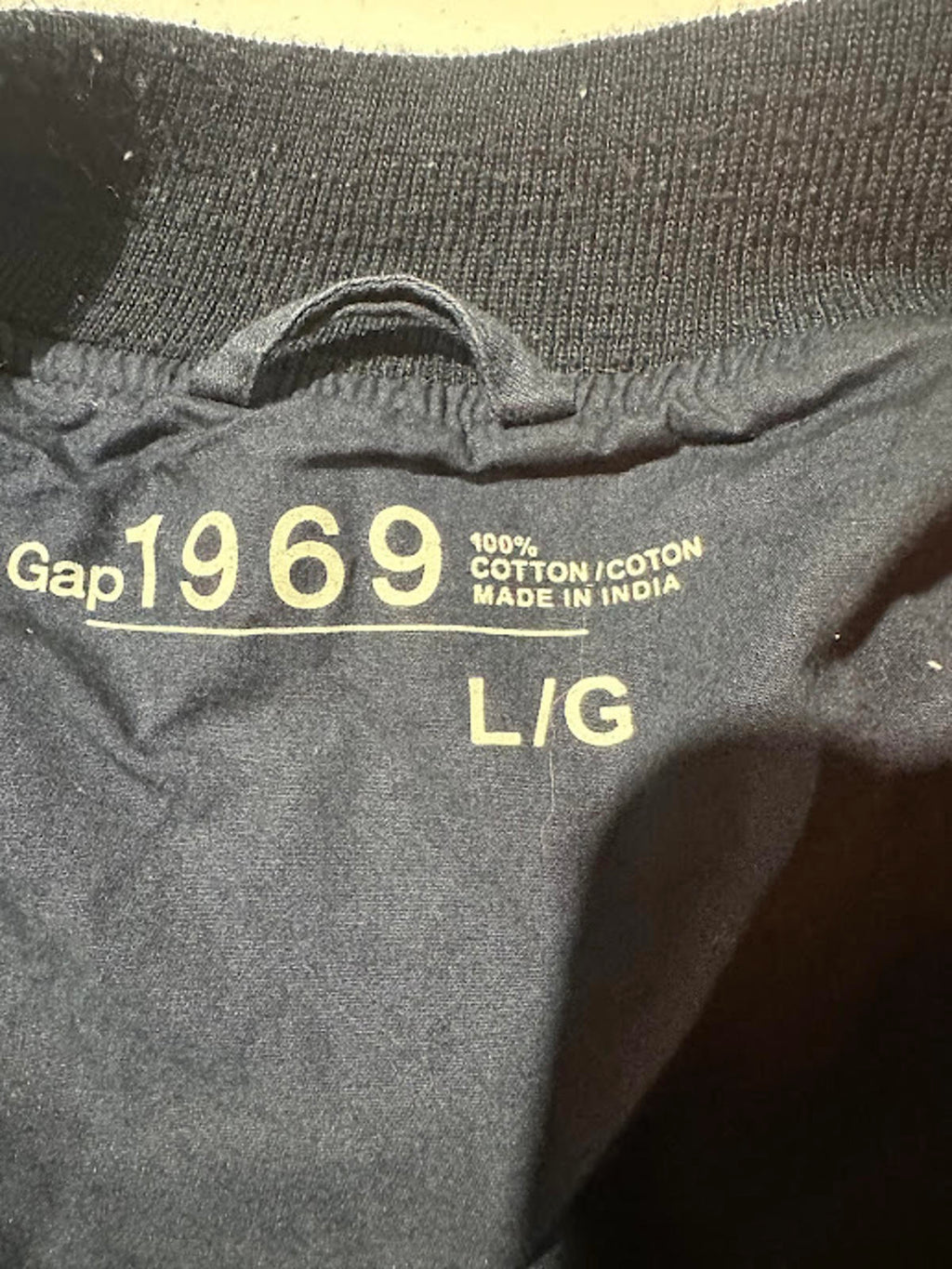 Gap 1969 Navy Cotton Bomber Jacket L