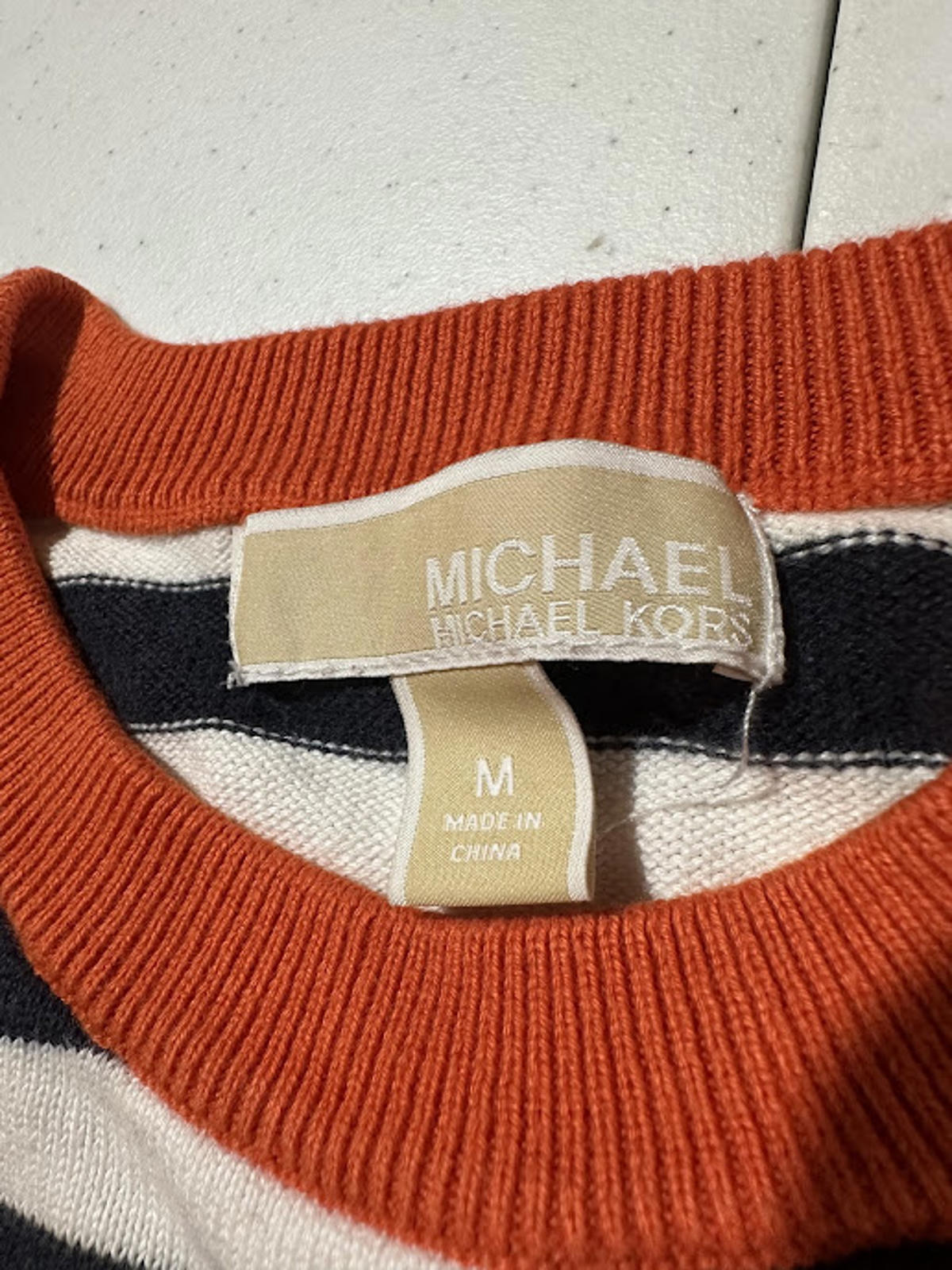 Michael Kors Nautical Stripe Sweater M