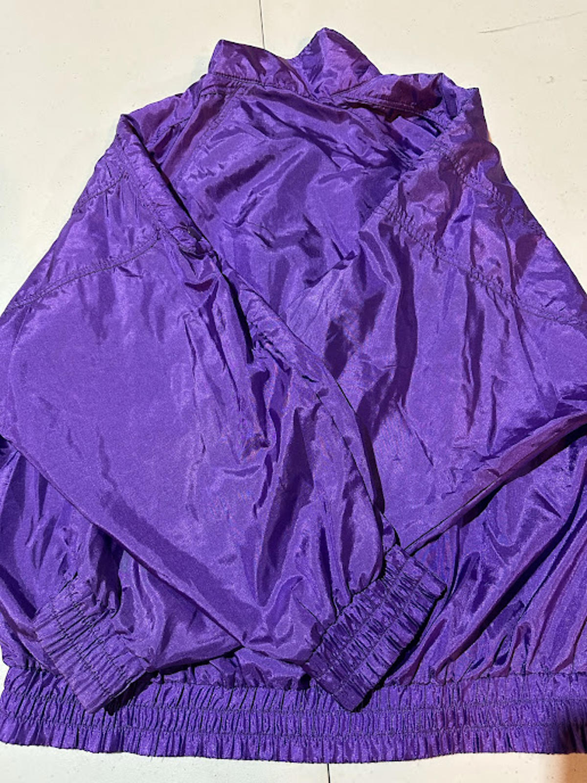 Vintage Electric Purple Windbreaker L