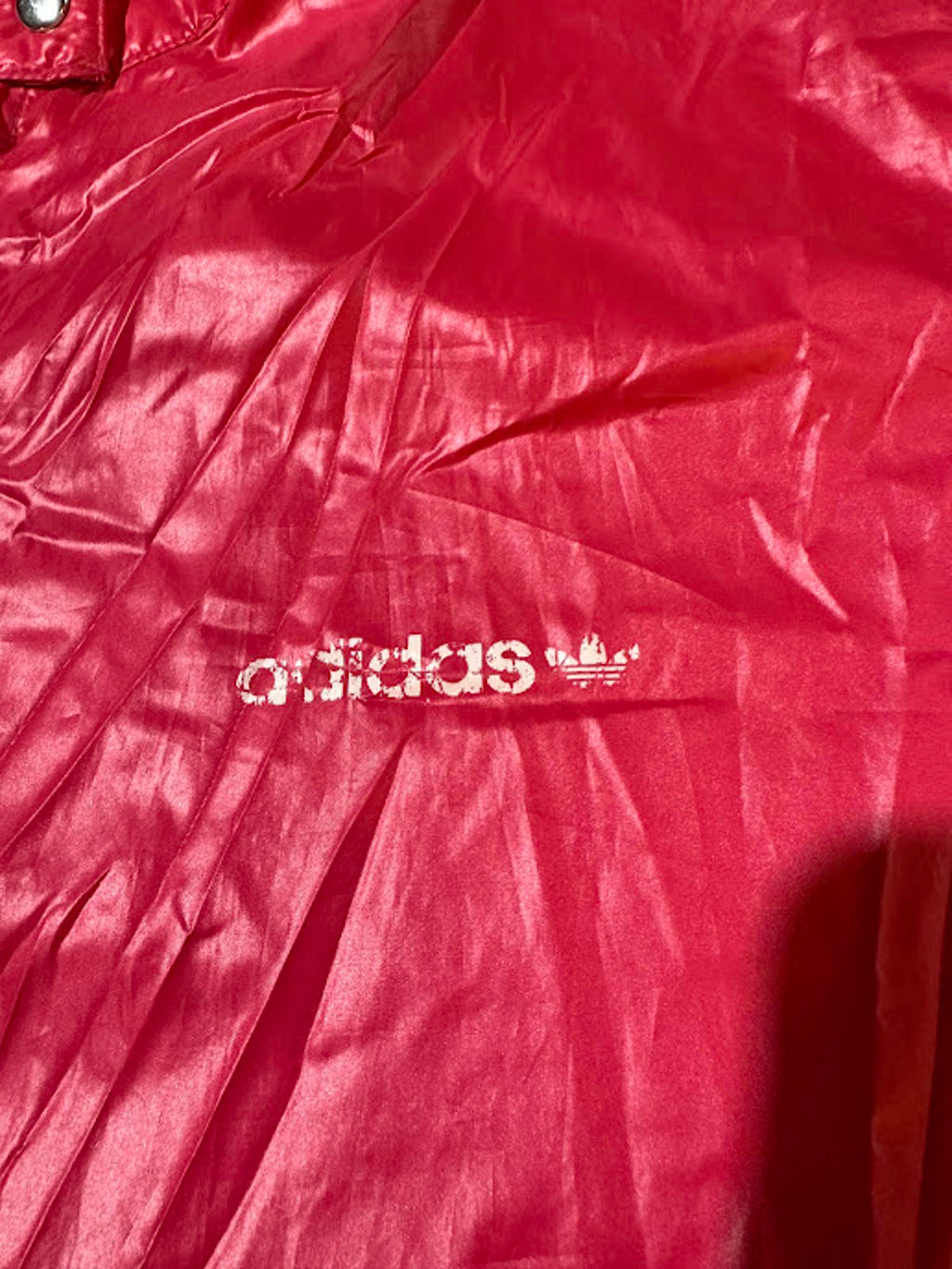 Vintage Adidas 3 Stripe Windbreaker Hot Pink L