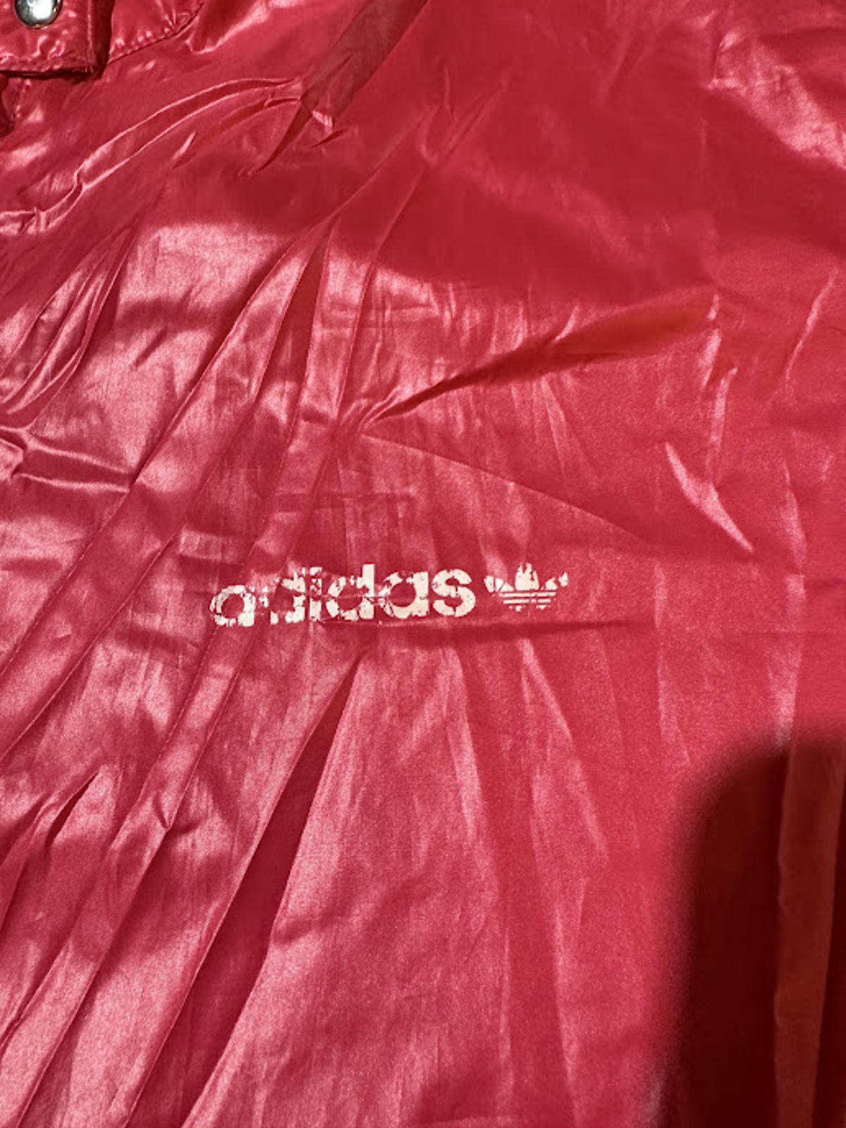 Vintage Adidas 3 Stripe Windbreaker Hot Pink L