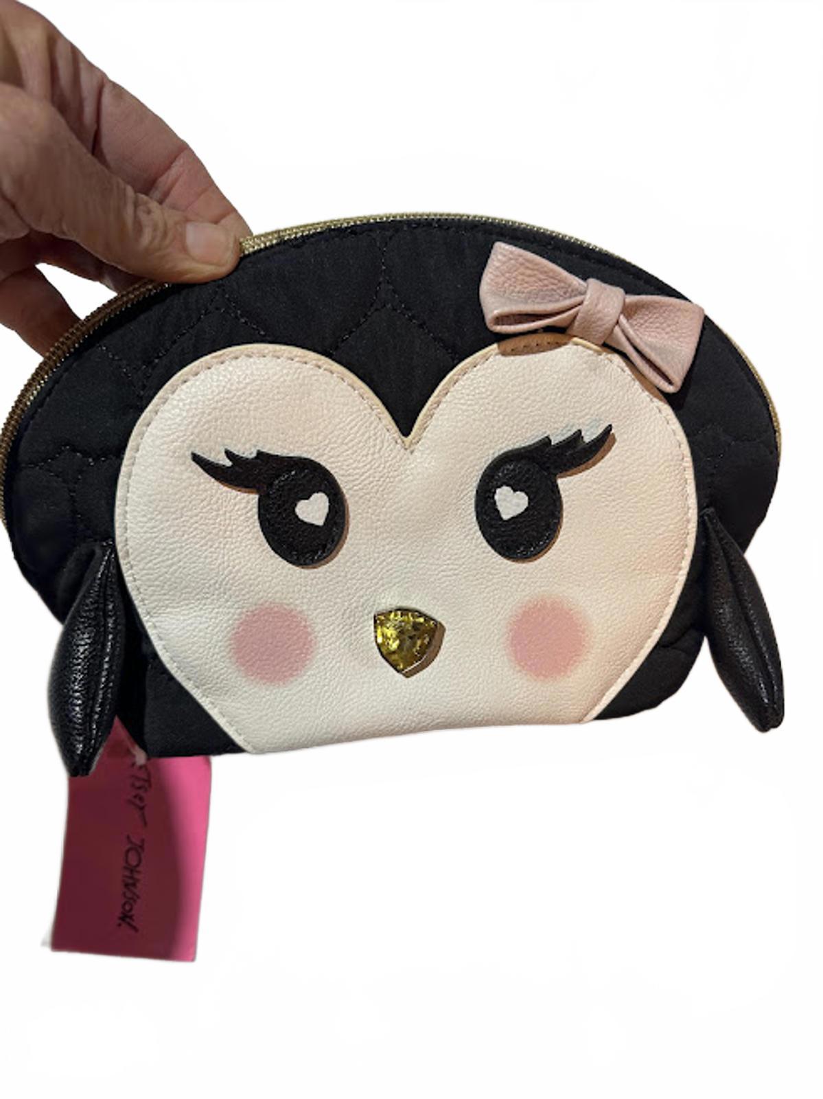 Betsey Johnson Penguin Cosmetic Pouch NWT
