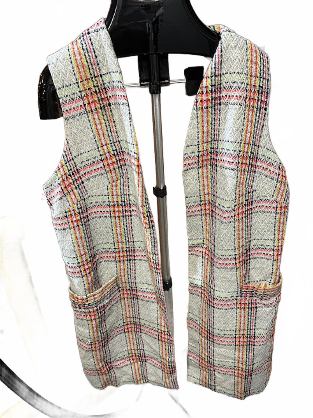 Ample Togs CA Plaid Tweed Vest