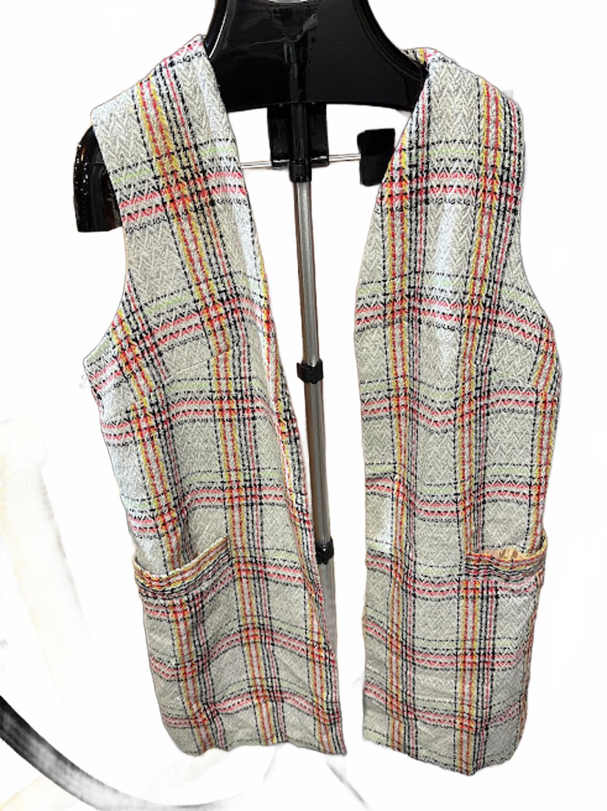 Ample Togs CA Plaid Tweed Vest
