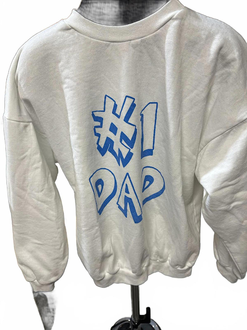 Vintage #1 Dad Graphic Sweatshirt L