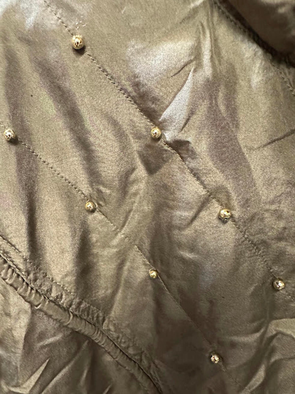 EVR Silk Bomber Jacket Studded M