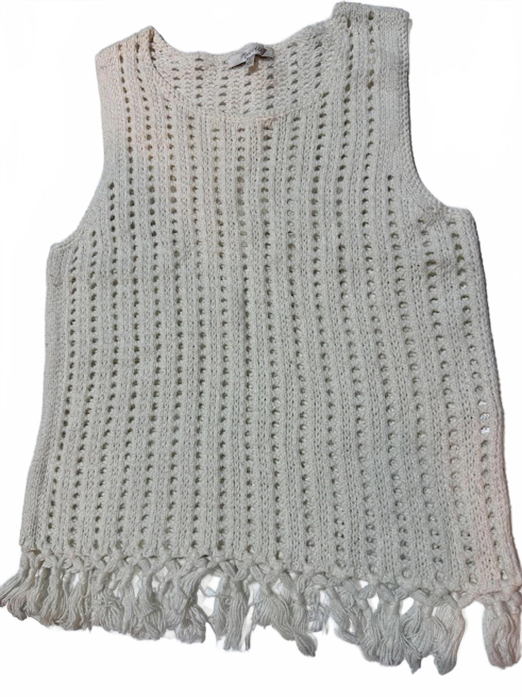 Madewell Fringe Knit Tank Small