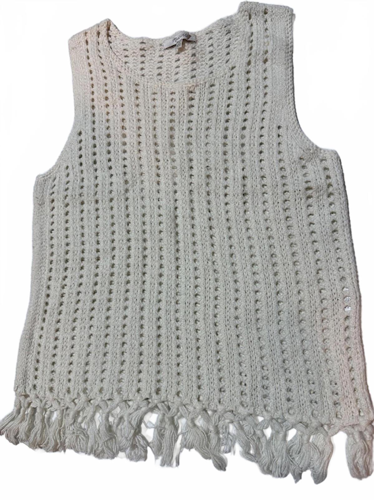 Madewell Fringe Knit Tank Small