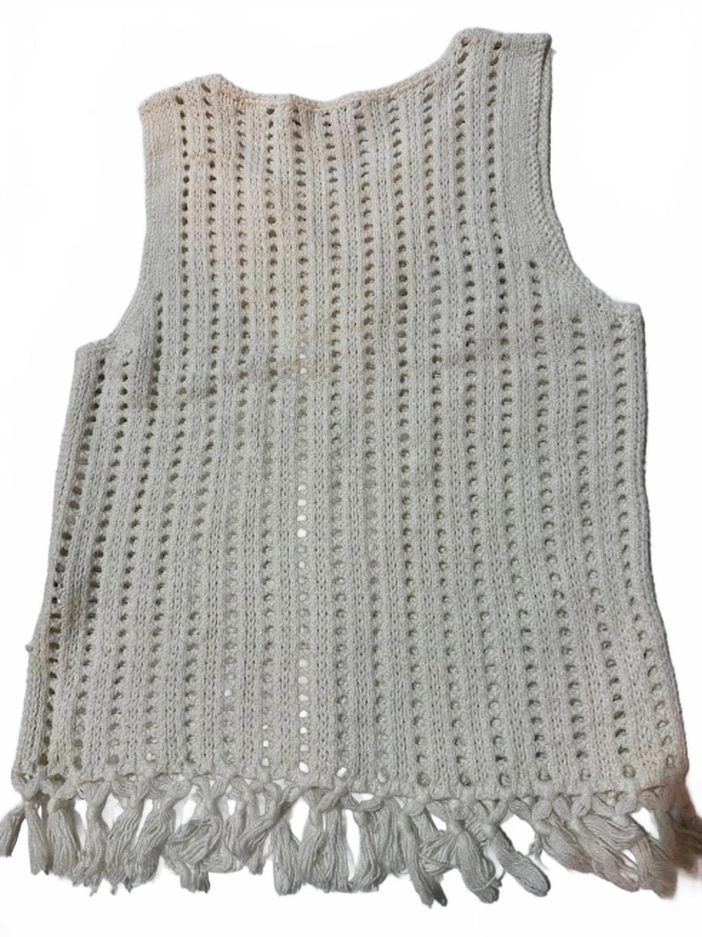 Madewell Fringe Knit Tank Small