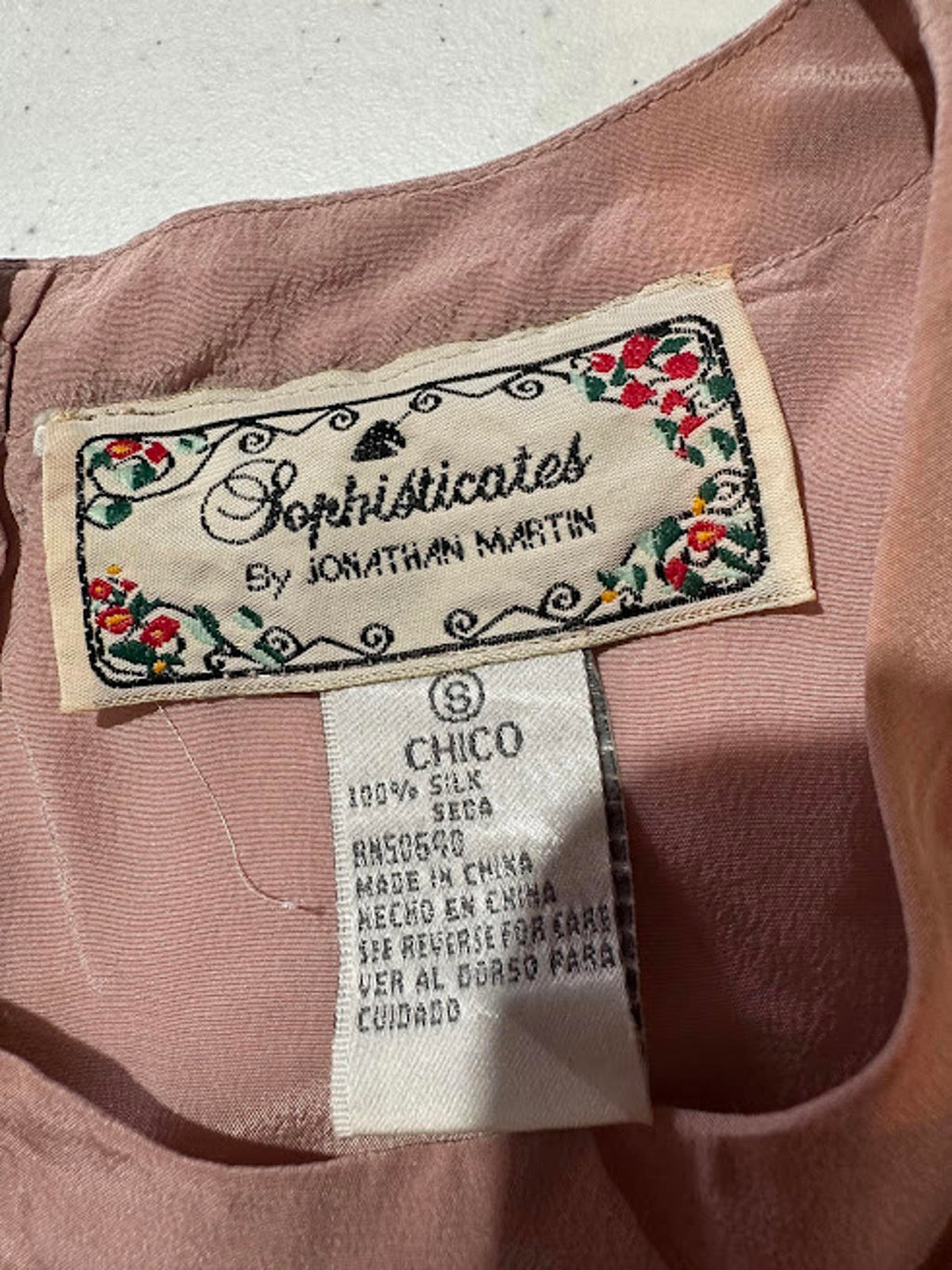 Jonathan Martin Silk Blouse Chico S