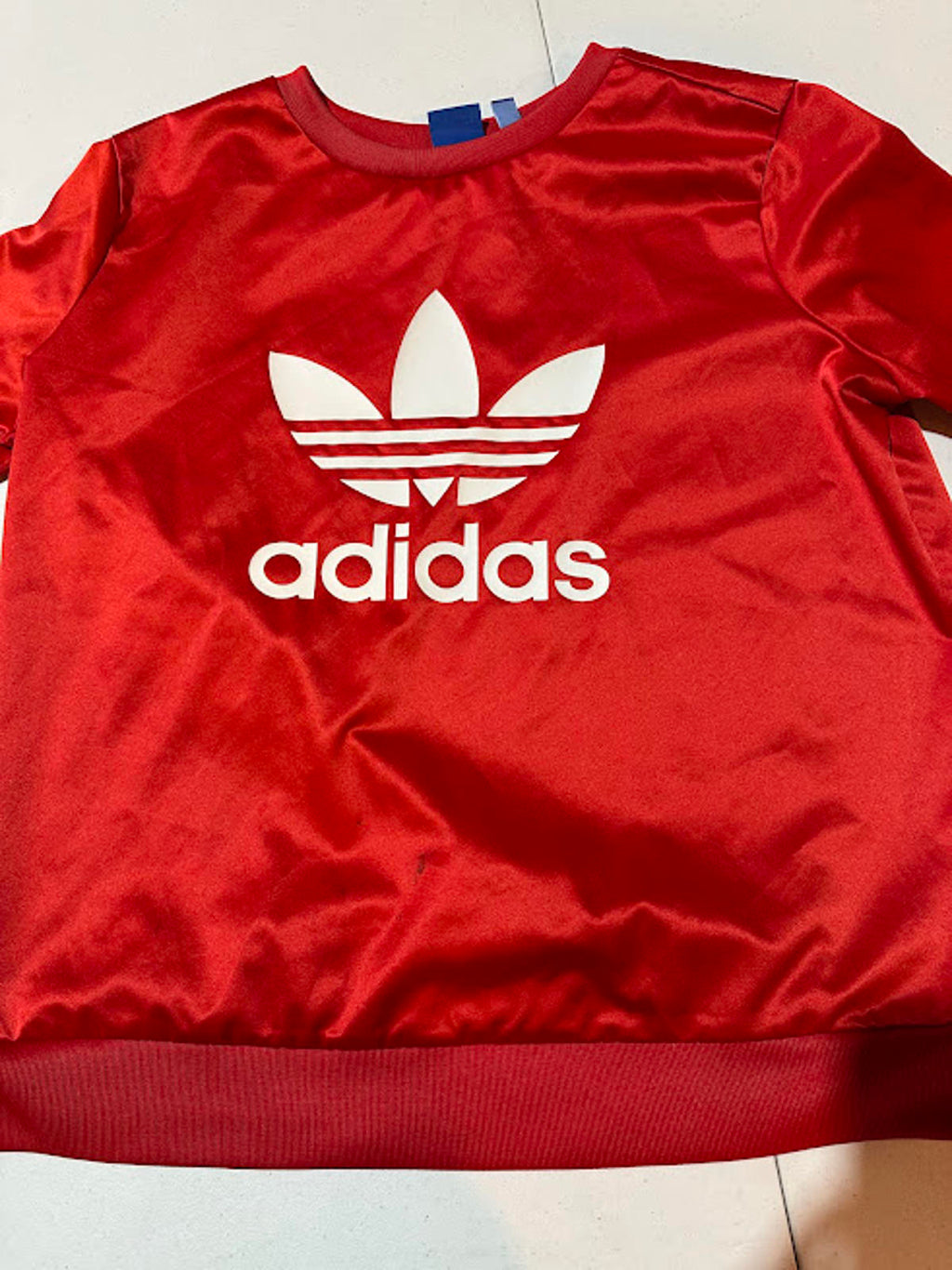 Adidas Trefoil Red Sweatshirt M