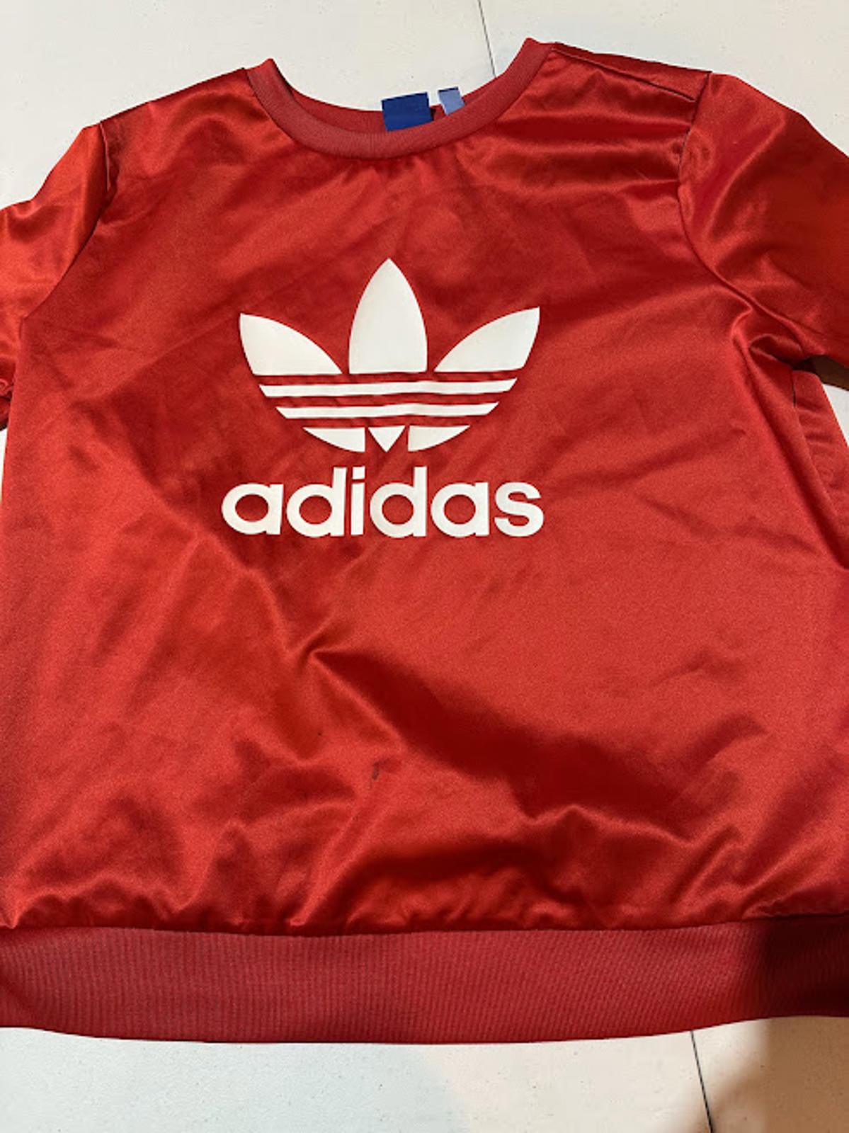 Adidas Trefoil Red Sweatshirt M