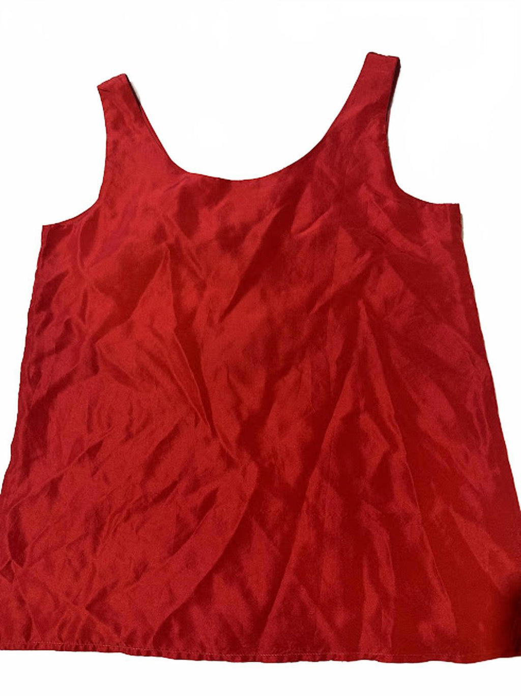 Express 100% Silk Red Tank XS