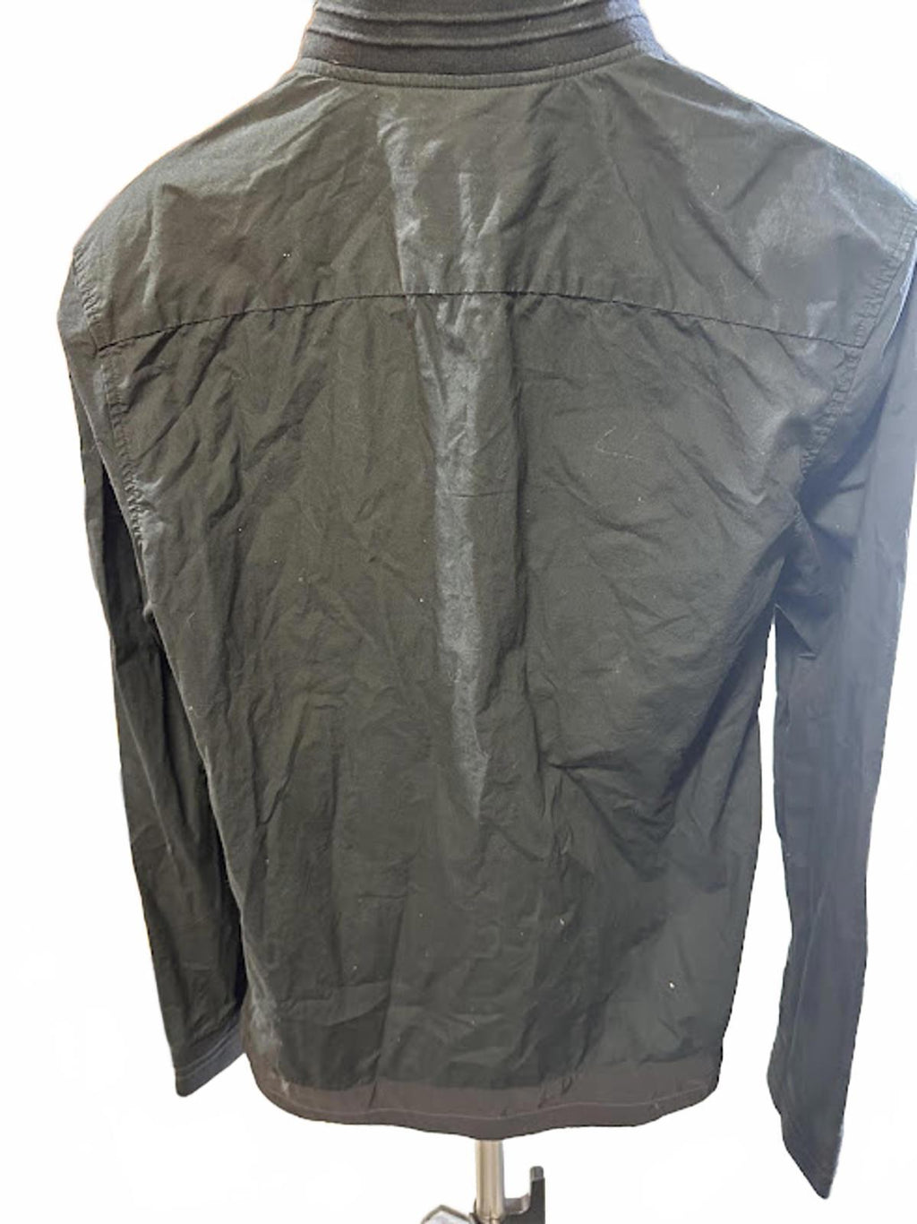 M.M Black Zip Jacket Blue Pocket M
