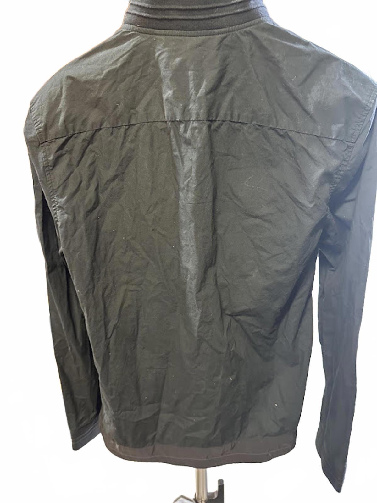 M.M Black Zip Jacket Blue Pocket M