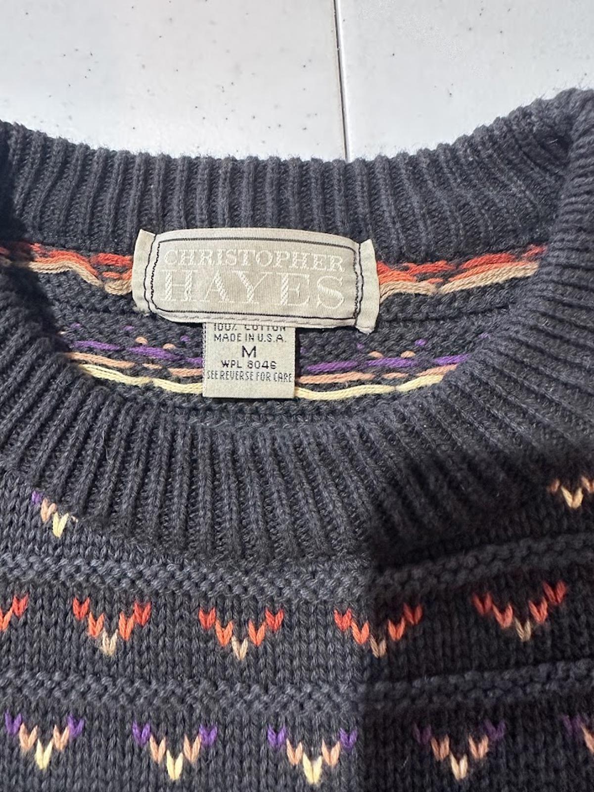 Christopher Hayes USA Cotton Sweater M