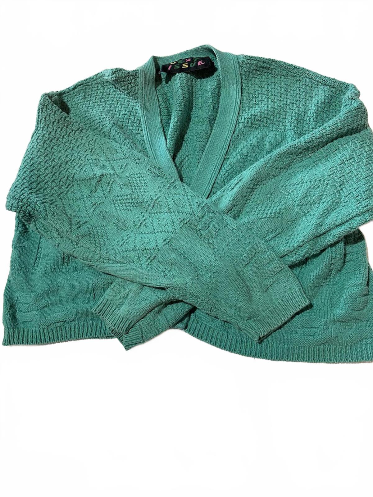 Next Issue USA Cropped Cotton Cardigan