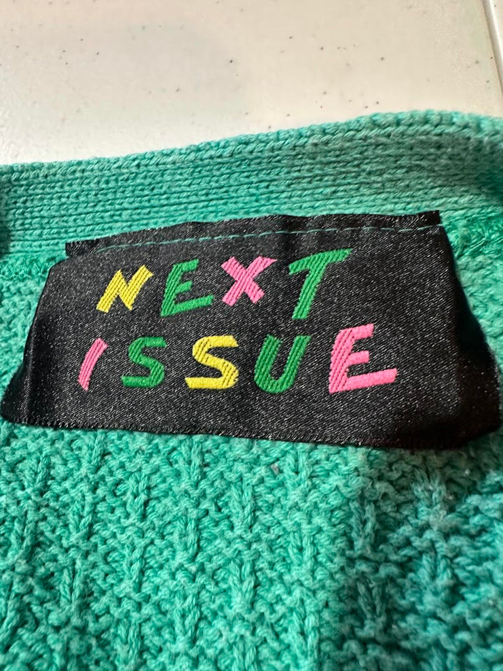 Next Issue USA Cropped Cotton Cardigan